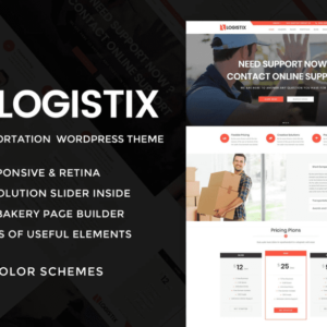 Logistix - Transportation WordPress Theme