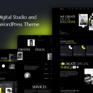 Auxa - Digital Studio and Agency WordPress Theme